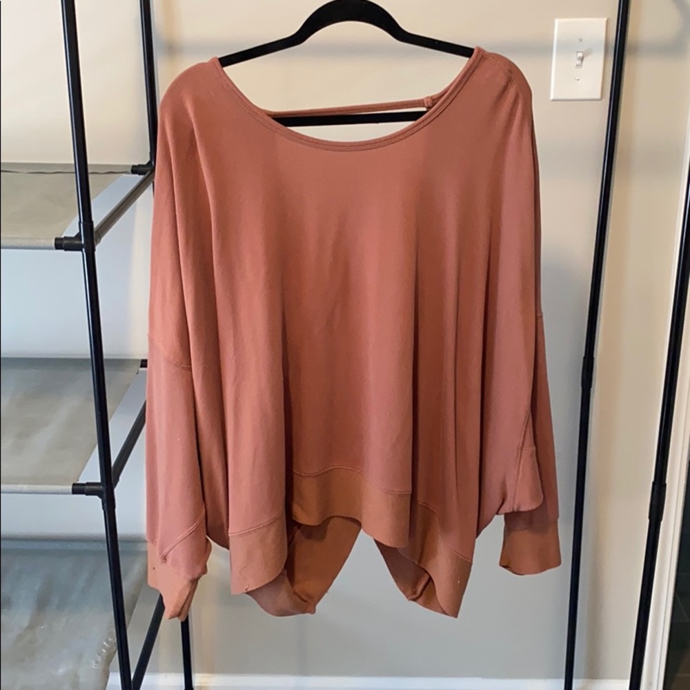 Open back sweater
